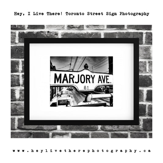 "Marjory Ave"