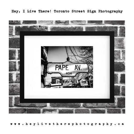 "Pape Ave"